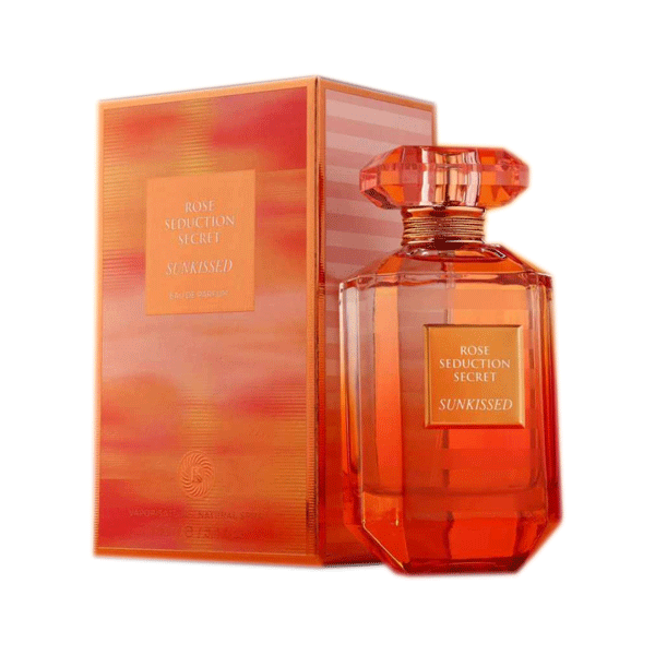 ادکلن زنانه فرگرانس ورد مدل رز سداکشن سکرت سانکیسد(SUNKISSED)